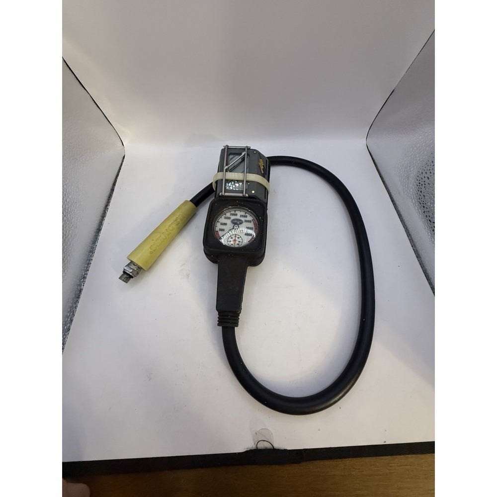 Vintage‎ Dacor Dive Console Gauge Computer PSI U.S. Divers + Scubapro Bag